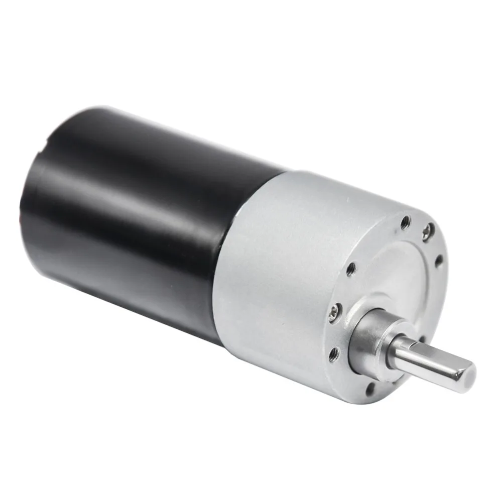 Motor de engranaje sin escobillas CC con soporte 12V 24V diámetro 37mm 10-1000rpm Motor de engranaje eléctrico sin escobillas BLDC con soporte
