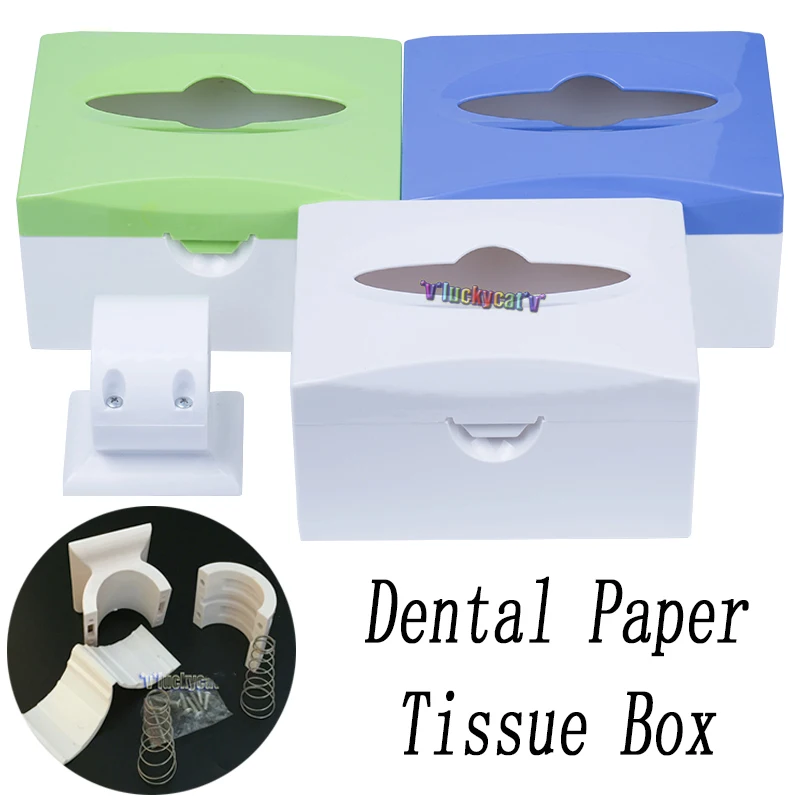 

1pcs new high quality Dental Post Mount Utility 45mm Paper Tissue Box FOR Dental Unit dental chair accessories parts tool