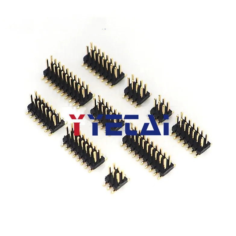 YYT SMD pin header 1.27MM SMD  2*3/4/5/6/7/8/10/12/15/20/40P/50P pin header 1.27 socket