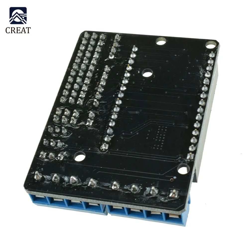 Módulo de puente en H de alta potencia Dual para Arduino, NodeMcu placa protectora de controlador de Motor, WIFI inalámbrico, L293D, L293, ESP8266, ESP-12E