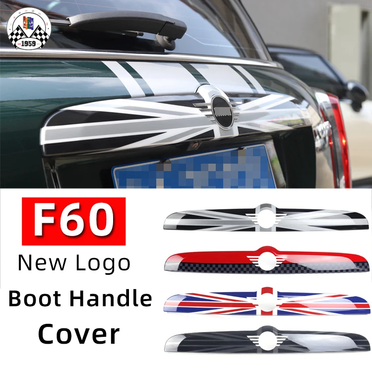 Brand New ABS Plastic Material NEW MINI Badge Boot Door Handle Cover For mini countryman F60 Only