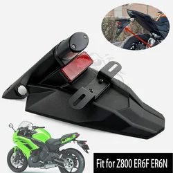 For Z800 Z 800 Rear Fender Mudguard License Plate Light Holder Bracket Ninja 650R ER-6F ER-6N 2012 - 2016 ER6F ER6N 2013 2014