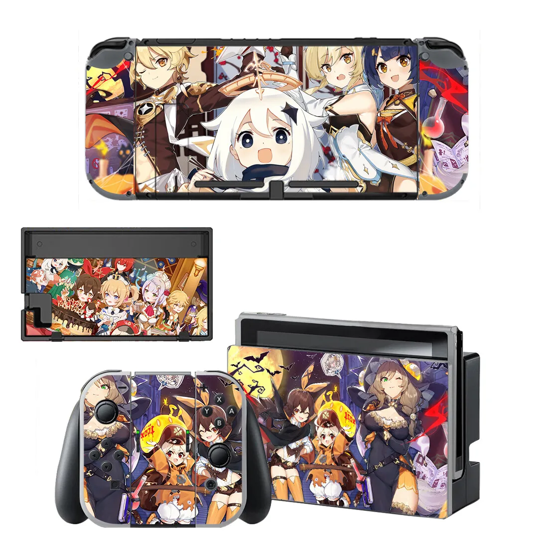 

Genshin Impact Nintendo Switch Skin Sticker NintendoSwitch stickers skins for Nintend Switch Console and Joy-Con Controller