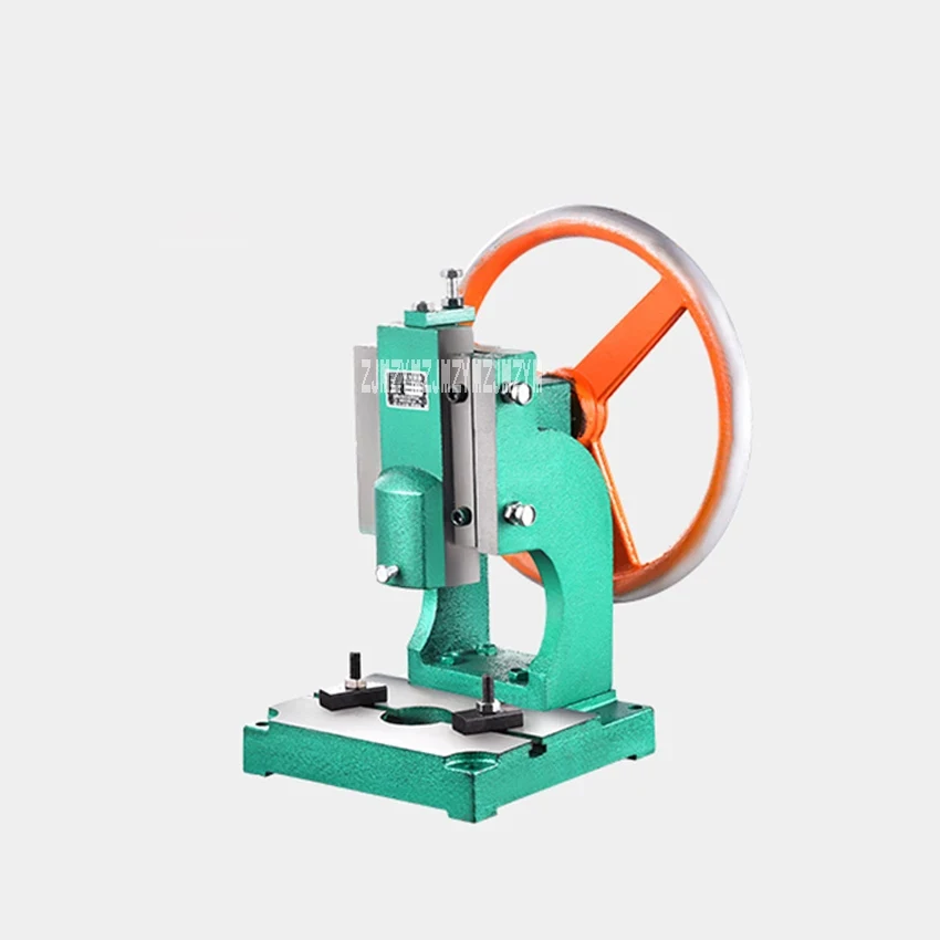 

1.0T/1.5T Small Manual Punch Press Desktop Disc Hand Punching Machine Cast Iron Industrial Manual Punch Machine (240*230mm)