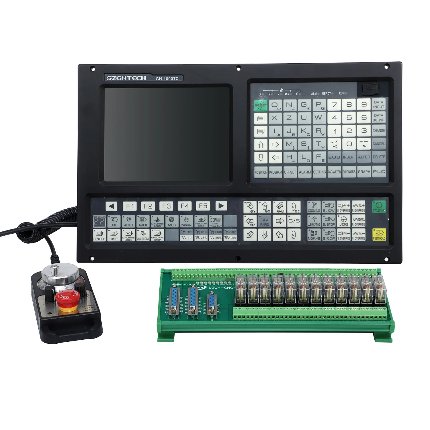 

cheap similar as GSK CNC controller panel 4 axis cnc control system kit with ATC+PLC CNC lathe controller