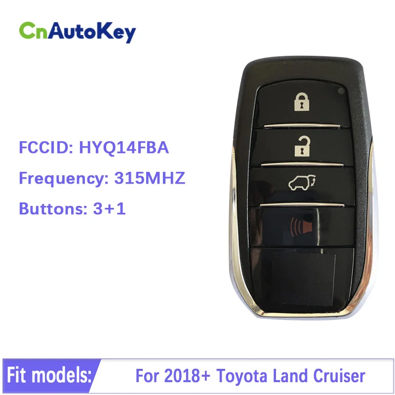 

CN007167 2018 + для Toyota Land Cruiser, Бесконтактный дистанционный брелок 8990H-60M80 - FCC HYQ14FBA 312 МГц