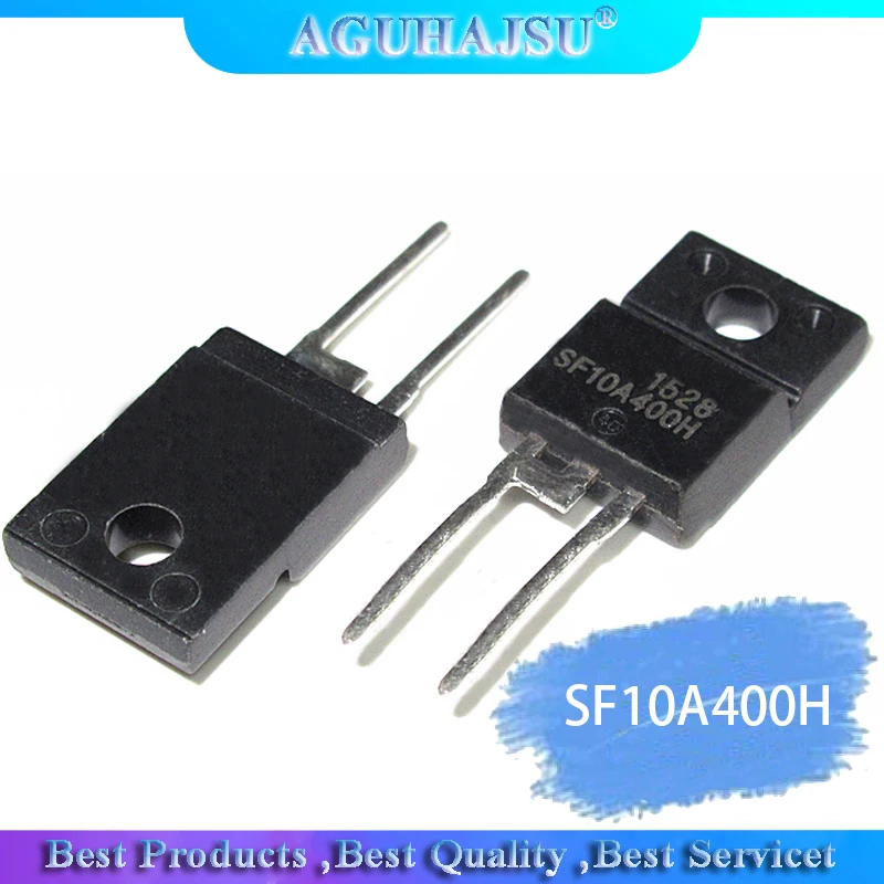 10Pcs SF10A400H TO-220F SF10A400 TO220F 10A400