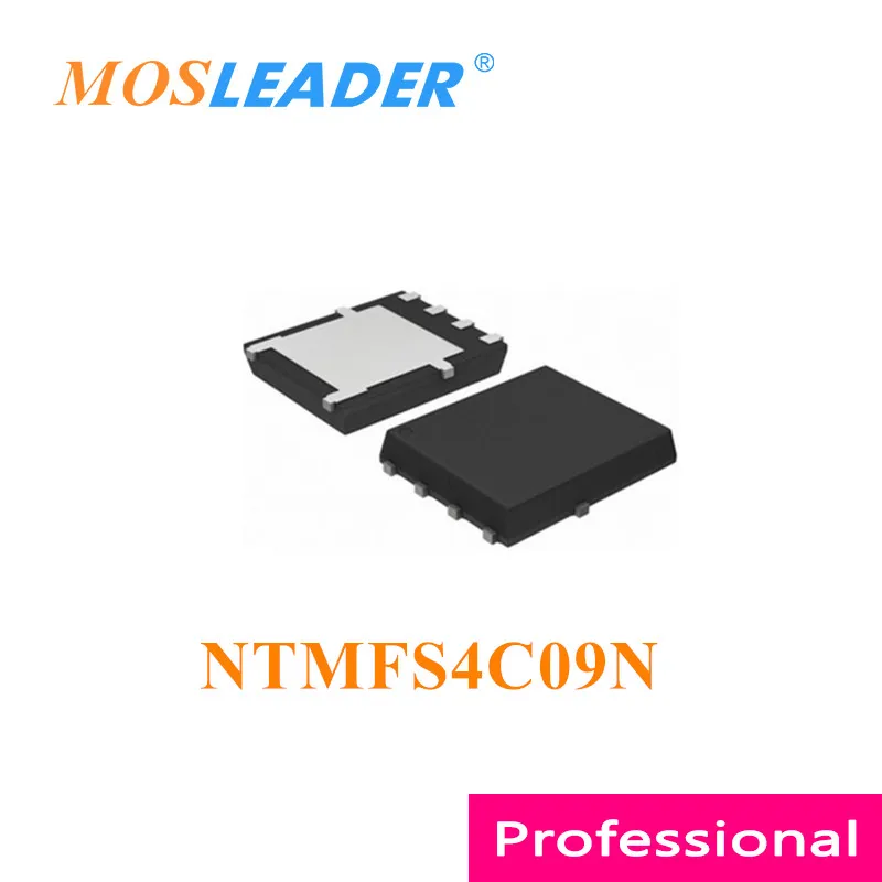 

Mosleader NTMFS4C09N DFN5X6 100 шт. 500 1000 шт. NTMFS4C09 N-Channel 30V 52A китайский резинковый шланг высокого качества