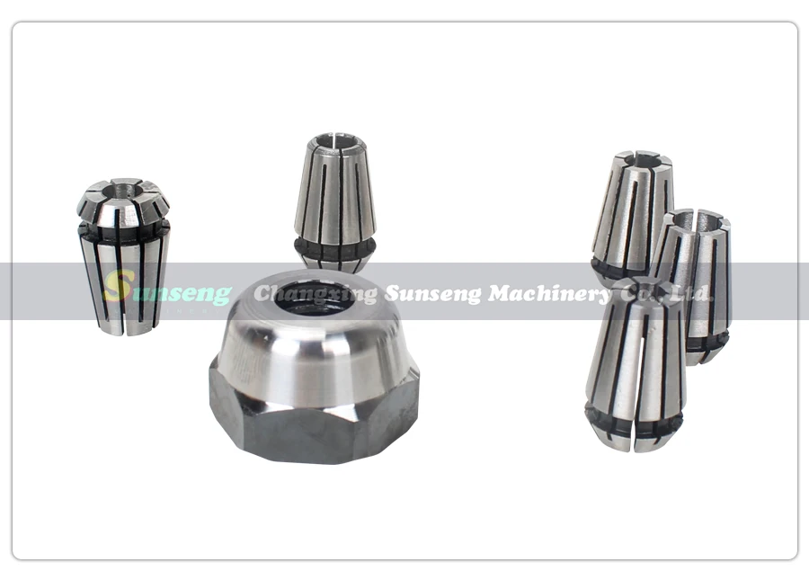 Mill chuck set E11 M14*1.0 chuck dia.1,2,3,4,5,6mm S/N:20101