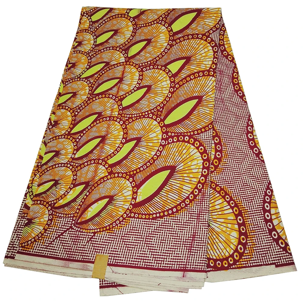 African Wax Prints Nigerian Ankara Printed Fabric 100% Cotton African Fabric Real Wax Fabric