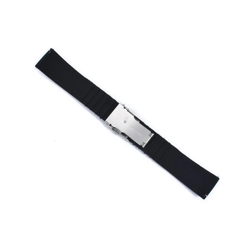 18mm 20mm 22mm 24mm Quick Release Korn Silikon Uhrenarmband für Universal Uhrenarmband Sport Wasserdichtes Gummi-Uhrenarmband – Detail 27