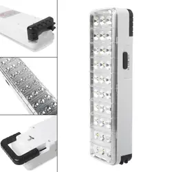 30LED Multi-function Emergency Light Rechargeable LED Safety Lamp 2 Mode For Home Camp Outdoor