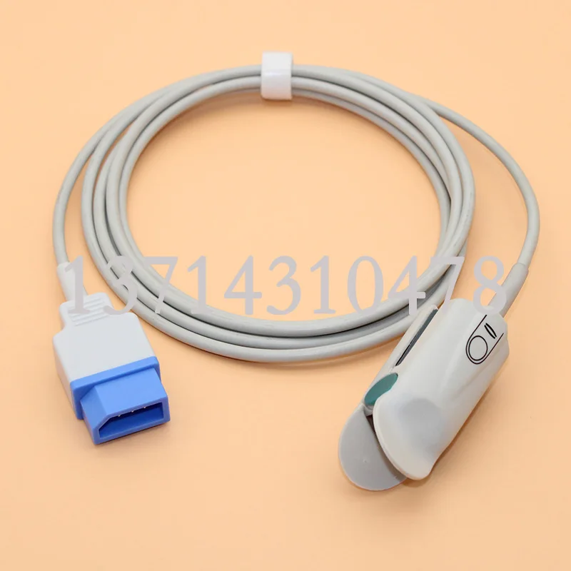 Compatible With Northern /Vitacare /Lotus /Axcent Patient Monitor Spo2 Sensor Cable 8 Pin 3m Oxygen Saturation Probe Line