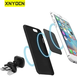 Xnyocn Supporto magnetico Supporto mobile per auto Supporti per cellulari 360 °   Supporto per presa d'aria con slot per CD regolabile per smartphone Xiaomi