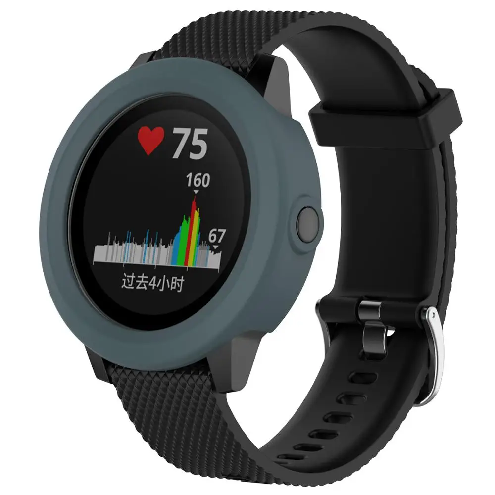 Lembut Silicone Smart Watch Ultra Tipis Bingkai untuk Garmin Vivoactive 3/Elemen Cover Perlindungan Case untuk Garmin Vivoactive 3 Tonton