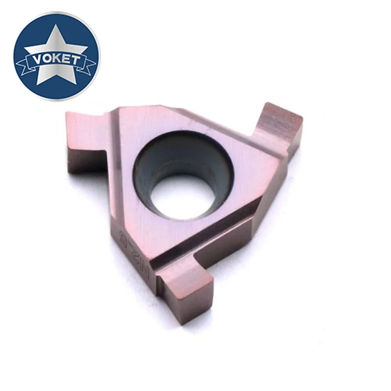 VOKET Tiện lỗ bên trong circlip rãnh lưỡi dao T11N T16N hợp kim thép không gỉ cắt đầu bên trong chủ đề biến dụng cụ