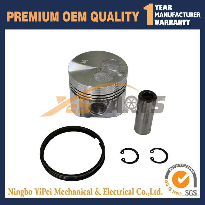 

3TNA72 Engine Piston + Rings Kit Set STD for Yanmar