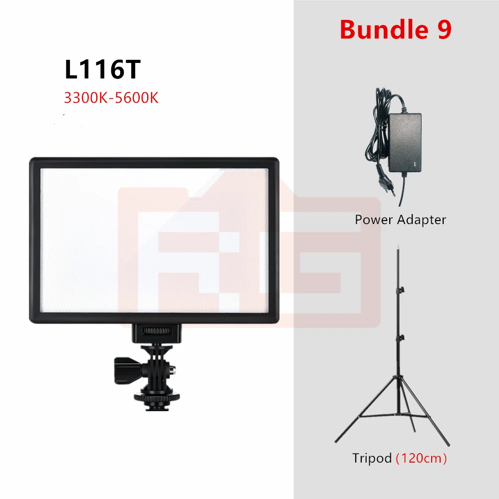 Viltrox L116T Led Video Licht Ultra Dunne Lcd Bi-Color Dimbare Studio Led Verlichting Lamp Panel Voor Camera Dv make-Up Vlog Tiktok