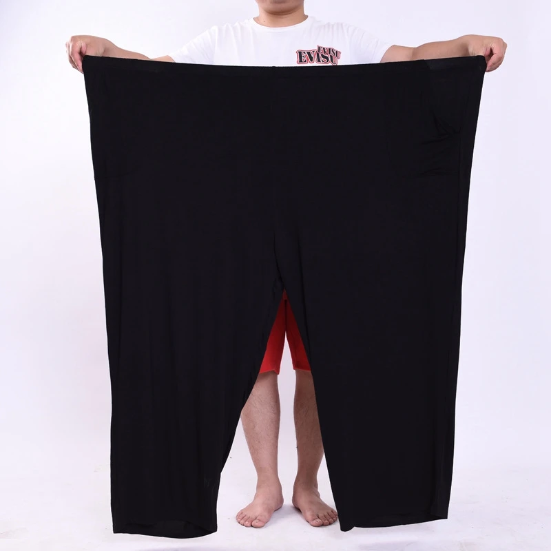 Summer Men modal sleep bottoms Home Wear Plus Size 7XL 8XL 11XL 12XL oversize Soft Sleep Wear sleep Pants Breathable soft pants