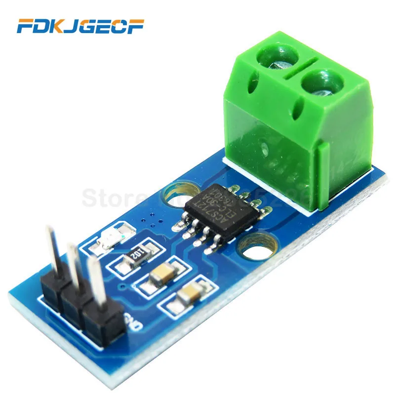 Hot Sale ACS712 30A Range Hall Current Sensor Module ACS712 Module For Arduino 30A