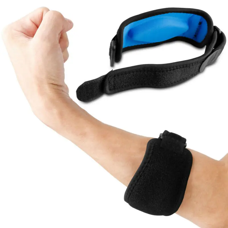 Tennis Elbow Support Brace Golfers Strap Epicondylitis Band Clasp Gym Sport Badminton Basketball Protector 1PC