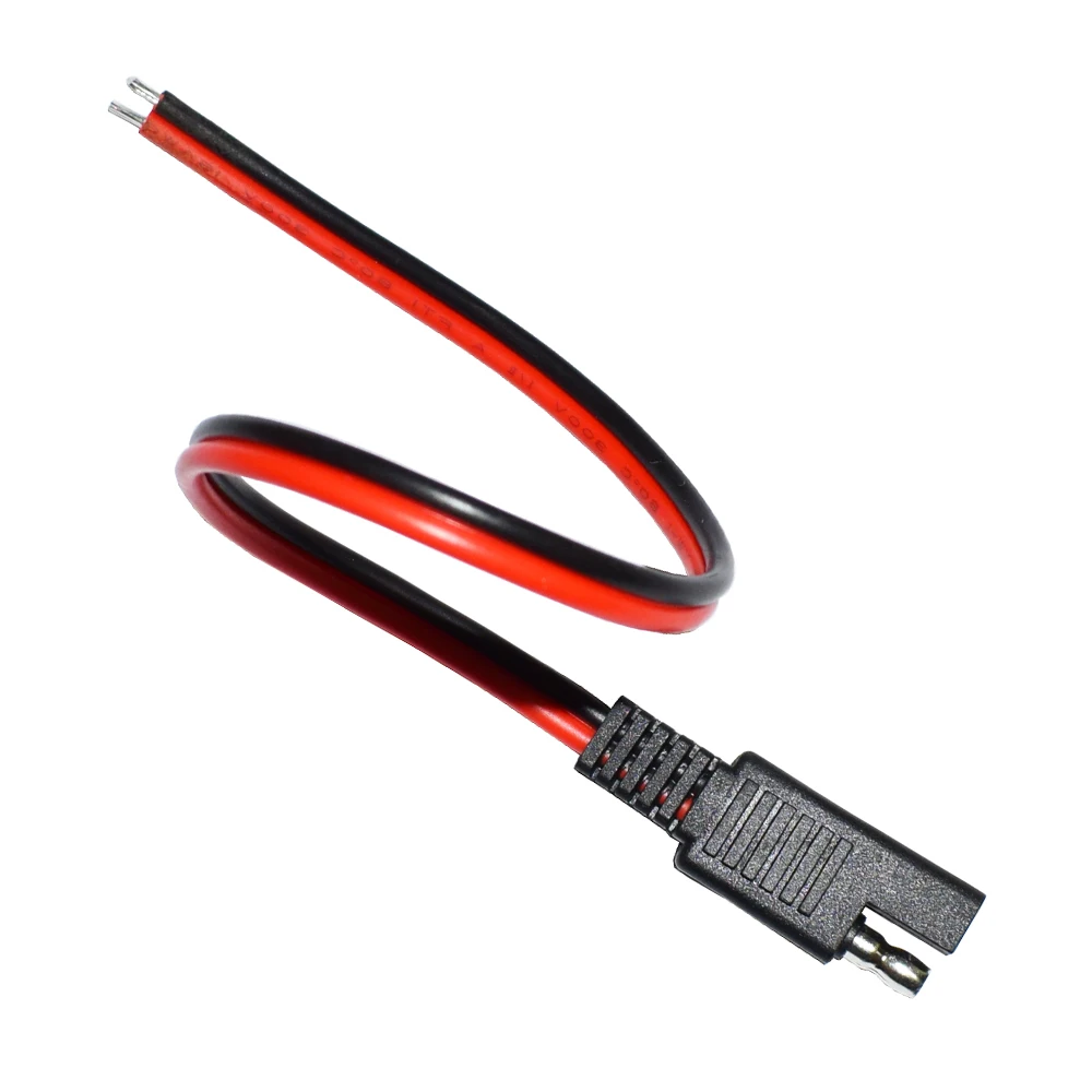 4 PCS SAE Power Automotive Extension Cable 16AWG 30CM 2 Pin with SAE Connector Cable Quick Disconnect Extension Cable