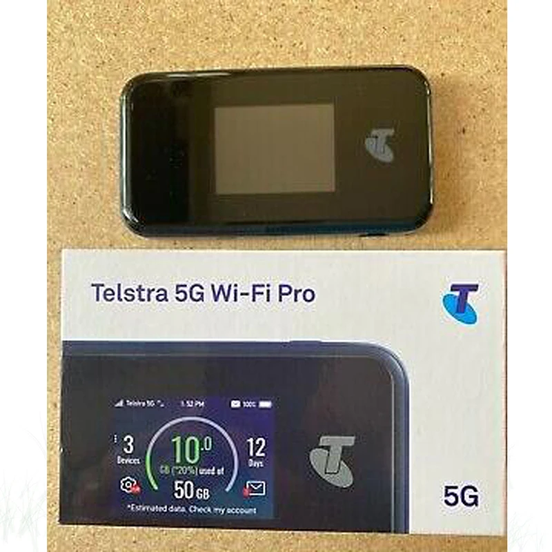 New 5G Wi-Fi Pro ZTE MU500 Mobile Hotspot Sub6G Networks 2.4 Inch Colour Touch Screen Up To 30 Devices 4500mAH Battery