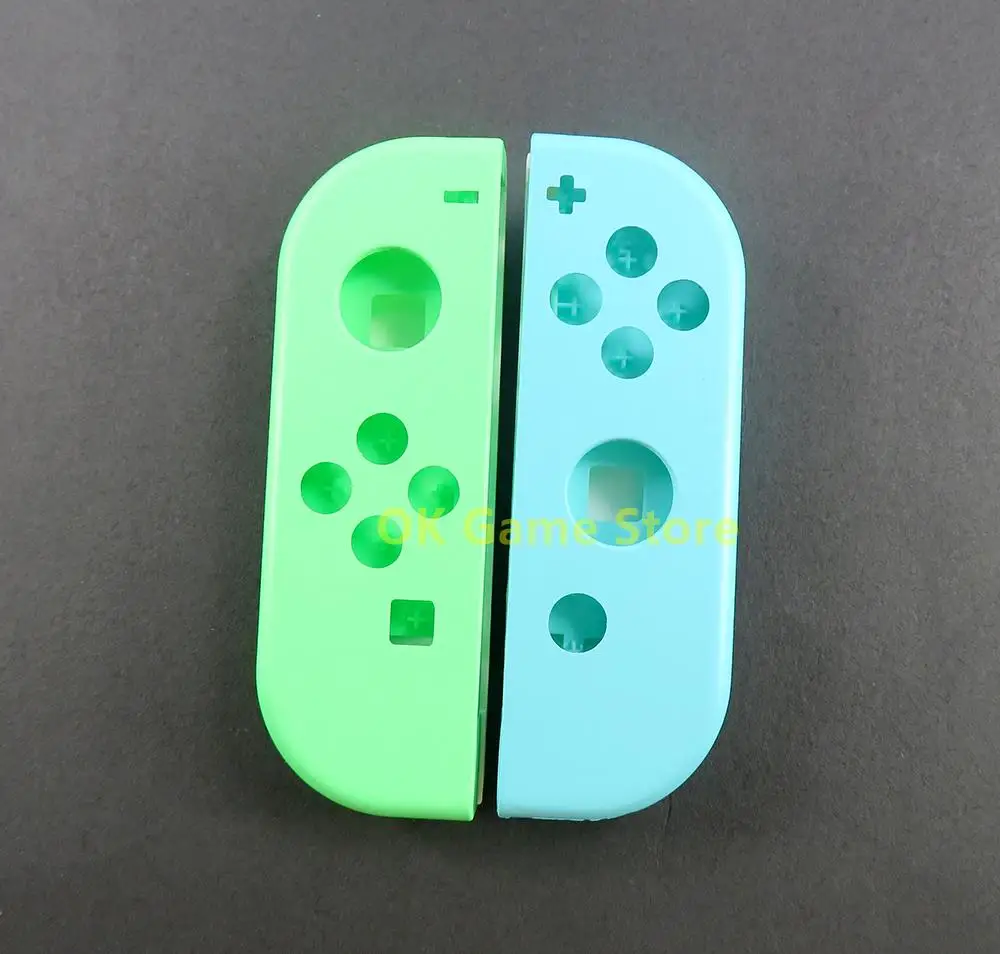 Custodia da 1 set/lotto con set completo di pulsanti di ricambio per Nintendo Switch Animal Crossing Console Joy con pulsanti della custodia