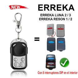 Compatible model ERREKA LUNA2/ERREKA LUNA3/ERREKA RESON1/ERREKA LUNA2 433mhz fixed code Garage door remote control