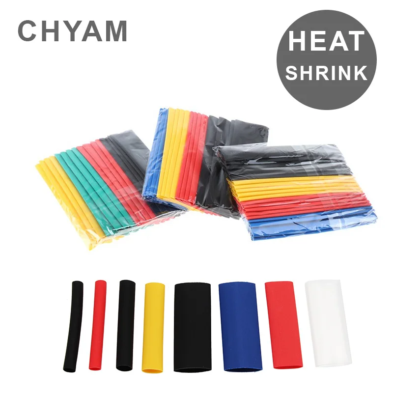 

Heat Shrink Tube Cable Sleeve Tubing Wrap Shrinkable 2:1 Set Kit Ties Reusable Fastening Wire Organizer Cord 127/280/328/530pcs