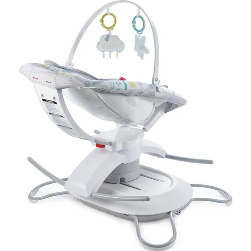 Fisher Price 2-in-1 Sleeping Companion Bouncer and Auto Swing GWD46 with Fisher-Price Smart Connect