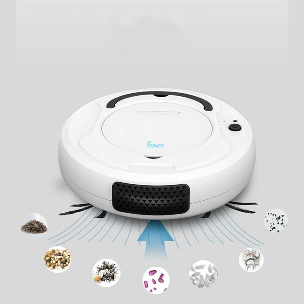 1800Pa Robot Vacuum Cleaner 3-In-1 Smart Sweeping Robot Dry Wet  Smart Floor Cleaner Wireless Cleaner Home Appliance