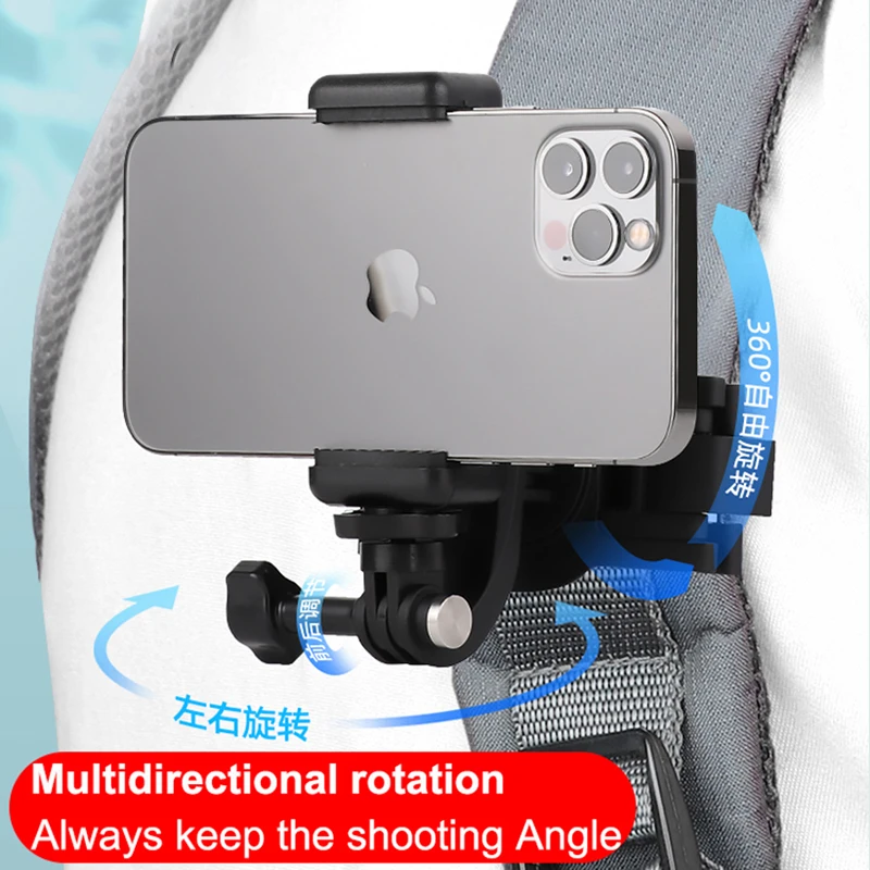 جبل محول حامل الهاتف الخليوي قوس كليب العمودي 360 درجة تدوير آيفون شاومي سامسونج العالمي الهواتف الذكية