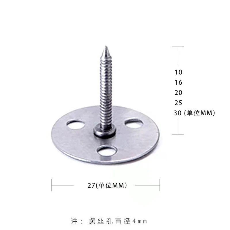 Sofa Nail Ronde Pakking Ijzeren Nail Metalen Vaste Basis 3 Gat Wasmachine Sofa Hinger Decoratie Meubels Connector Hardware Fasteners