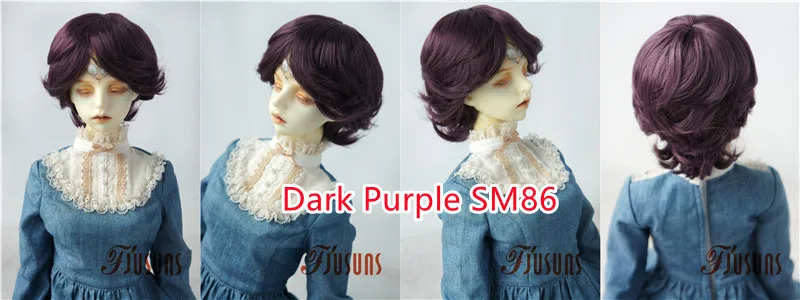 Doll Wigs JD075 1/3 8-9inch 21-23cm Boyish Cupid Curls Synthetic Mohair SD BJD Doll Wigs