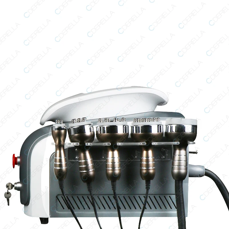 6 in 1 Multifunctional Vacuum 40K Lipo Slimming Cavitation For Body Fat Lossing Face Lift Skin Rejuvenation Beauty Salon Mahcine