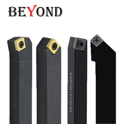 BEYOND SSBCR SSKCR SSSCR SSDCN External Turning Tool Holder S-Type Screw Lock CNC Shank for SCMT SCGT 09 12 Inserts 10-25mm Bar