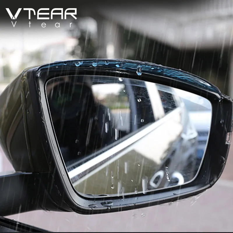 Vtear For Kia Rio 4 X-Line rear view mirror visor side Sun Rain Protection Shield Exterior body decoration accessories 2017-2019