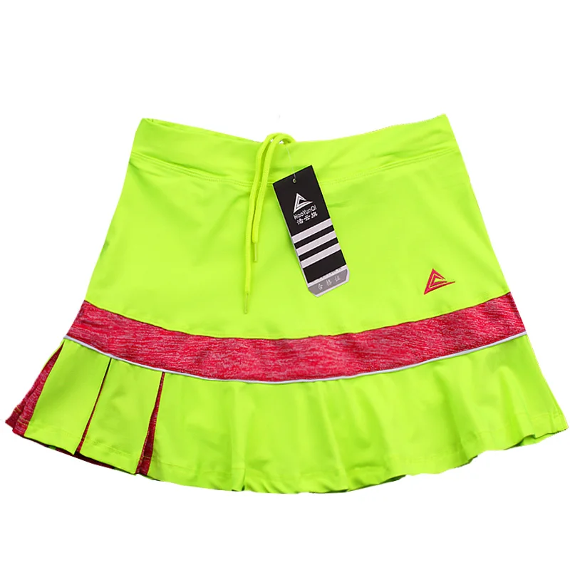 NEW Women Tennis Skirts with Built In Shorts , Women Badminton Shorts , Female high quality sports shorts , Women's  Yoga Skort