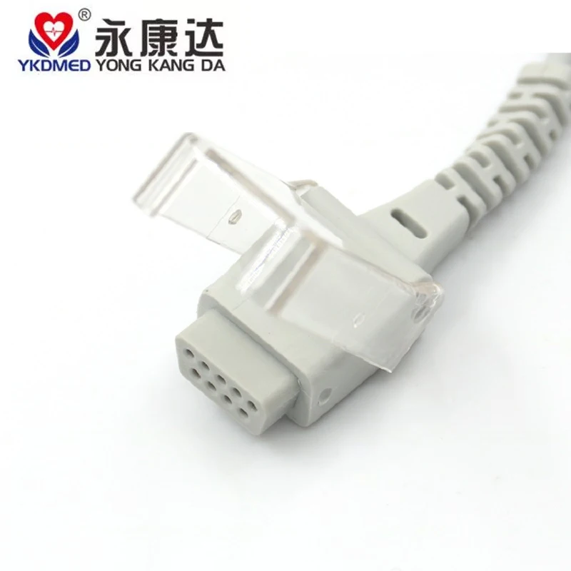 5pcs/Compatible with for Drager brand patient monitor spo2 sensor extension cable;medical accessories/round 7 pins to DB9F