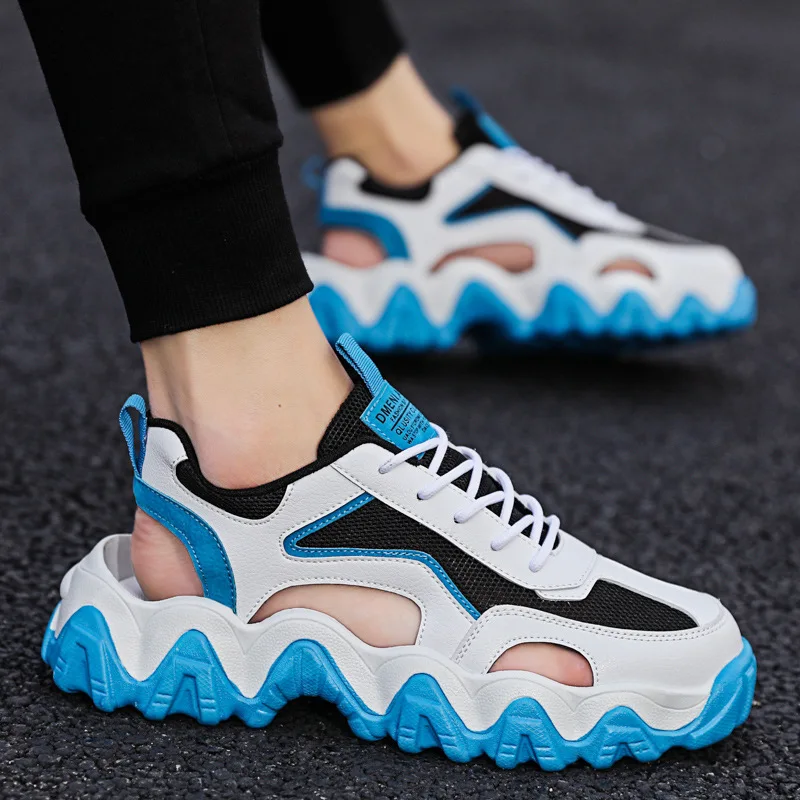 Men's Sports Shoes 2021 Summer Latest Designer Fashion Hollow Out Comfortable Simple Leisure Sports Beach Hole Shoes