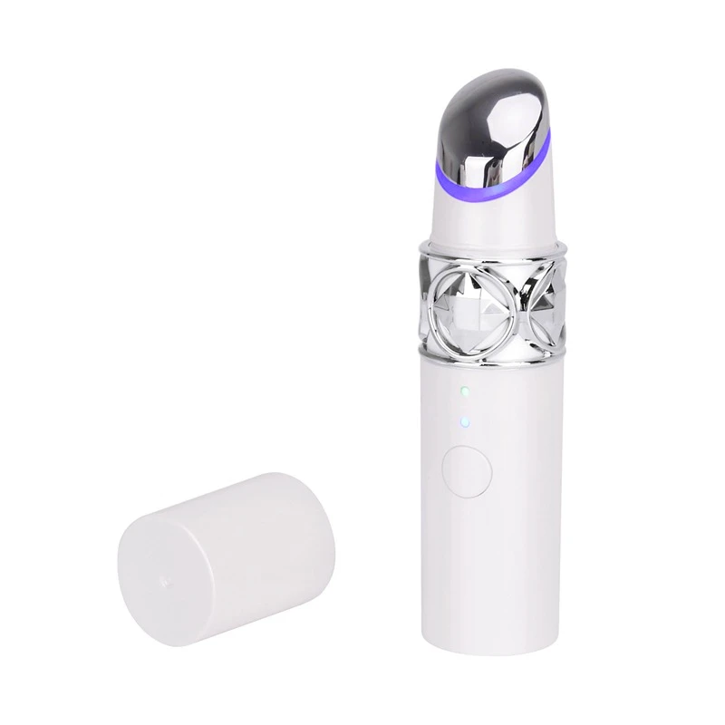 AOKO Portable Electric Eye & Lip Beauty Apparatus Anti Wrinkle Eye Massager Anti Aging Lip Care LED Photon Therapy Device USB