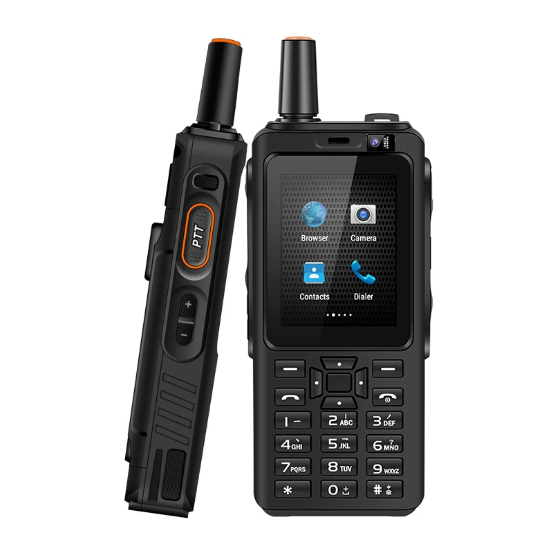 UNIWA-impermeável Quad Core Android Smartphone 4G Walkie Talkie, telefone móvel, tela robusta, F40 Zello, 4000mAh, 2.4 "Touch Screen