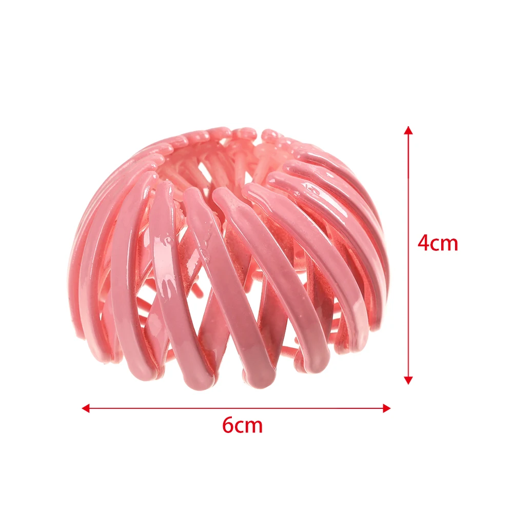 New Fashion Women Bun Hair Claw Horsetail Buckle Hair Clip Bird Nest Expanding Hair Accessories Female Ponytail Hair Accessories