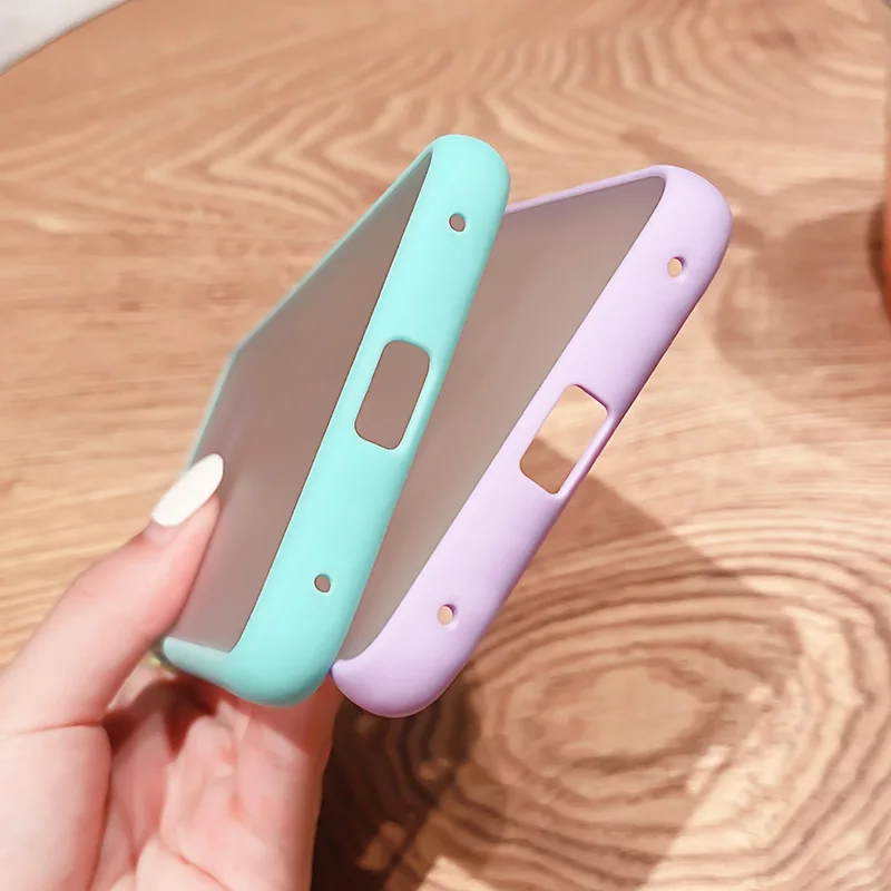 Case For Huawei Mate 20 Pro Shockproof Matte Soft Edge Simple Candy Color Cover For Huawei Mate 20 Pro Top Quality Cartoon Case
