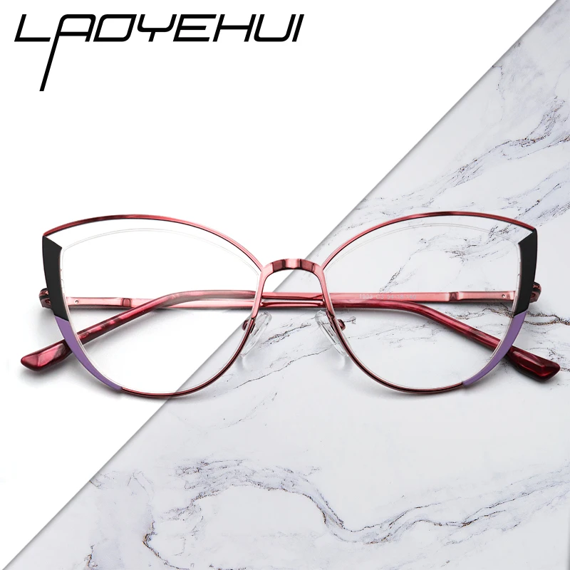 

Glasses Frame Women Cat Eye Eyeglasses Frames For Women's Reading Glasses Vintage Female Spectacles Luxury Optical Eyewear