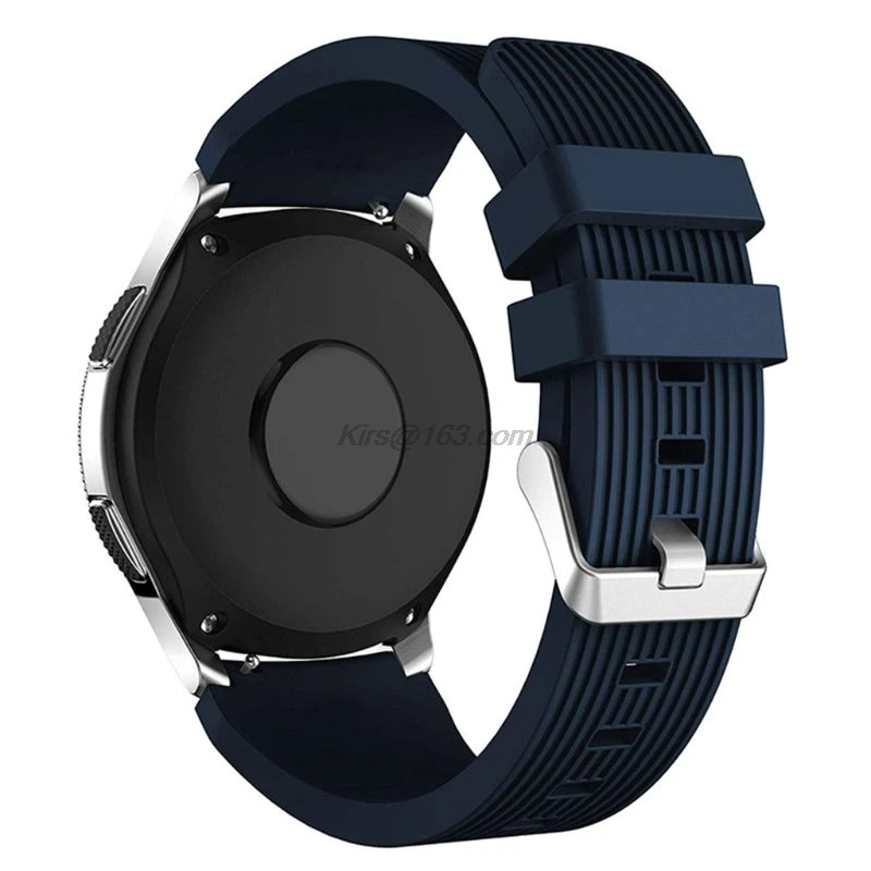 Pulseira de silicone para relógio samsung galaxy, bracelete de silicone para relógio inteligente samsung gear s3 frontier