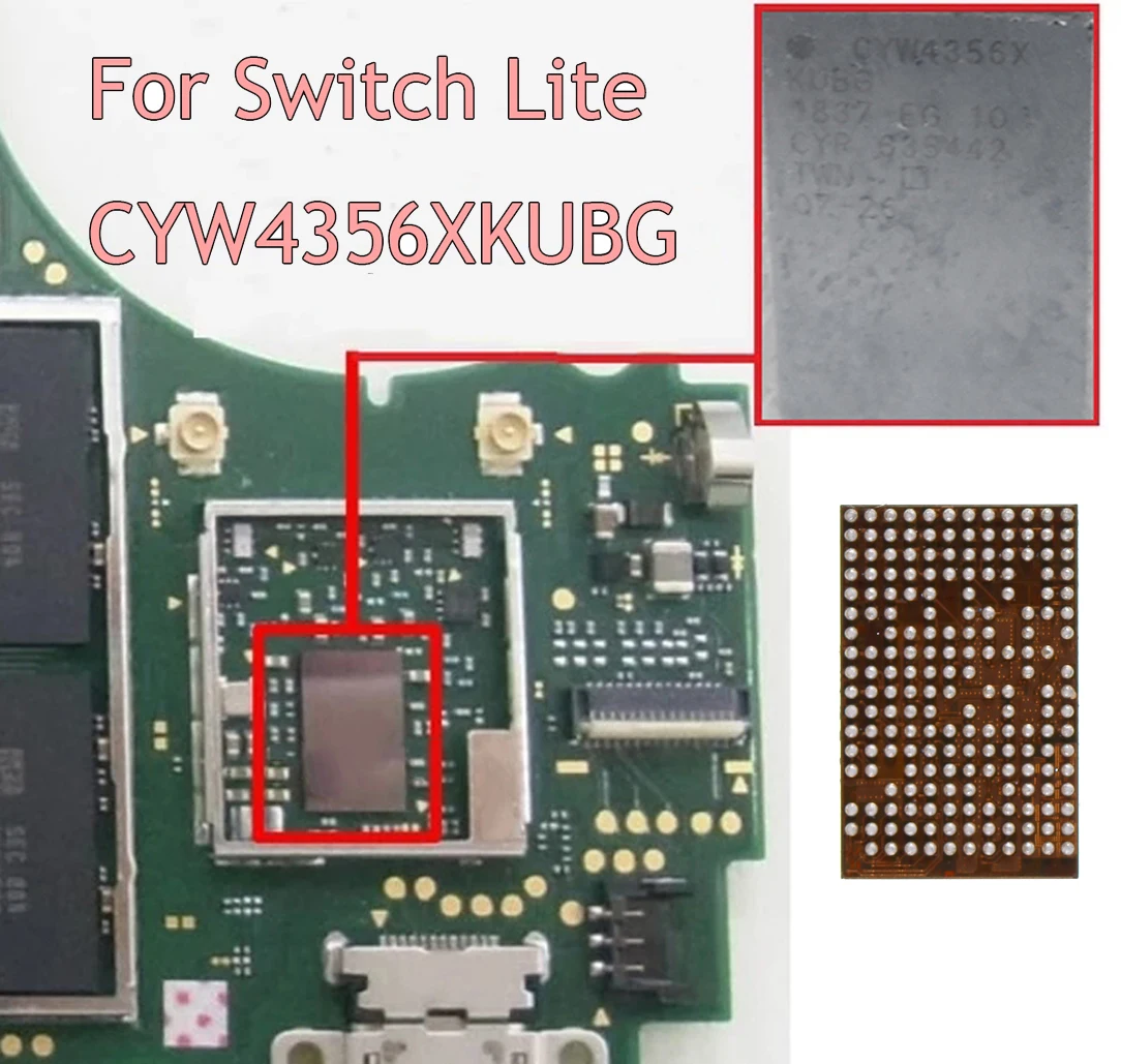 1PC For Nintendo Switch/Lite Console BCM4356XKUBG Wlan Wifi Bluetooth-compatible Chipset Controller CYW4356X CYW4356XKUBG