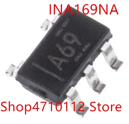 10PCS NEW  INA168NA INA168 MARKING A68 ,INA169NA INA169 MARKING A69  SOT23-5 IC