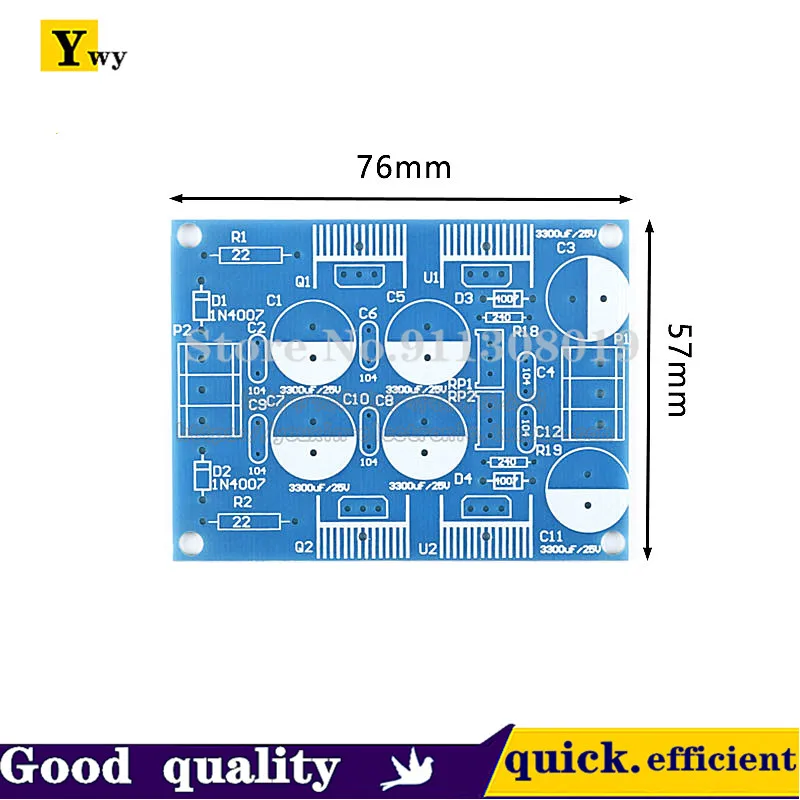 LM317/LM337 positive and negative adjustable DC voltage regulator DIY electronic production parts power supply kit teaching